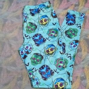 Sourpuss spooky masks leggings